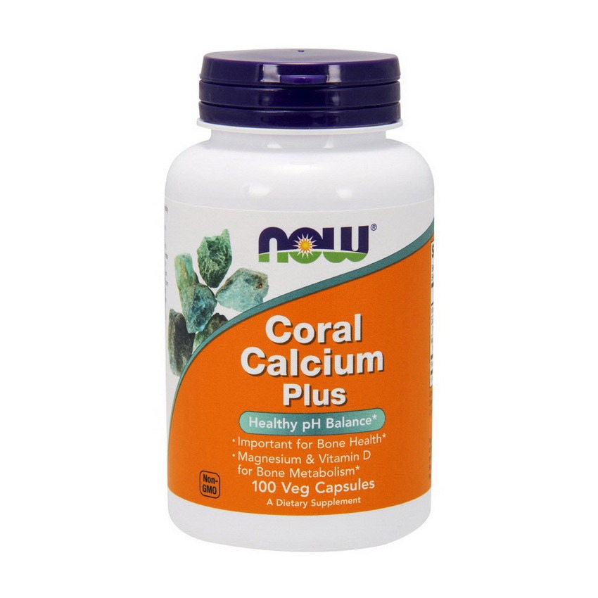 NOW Coral Calcium Plus 100 veg caps