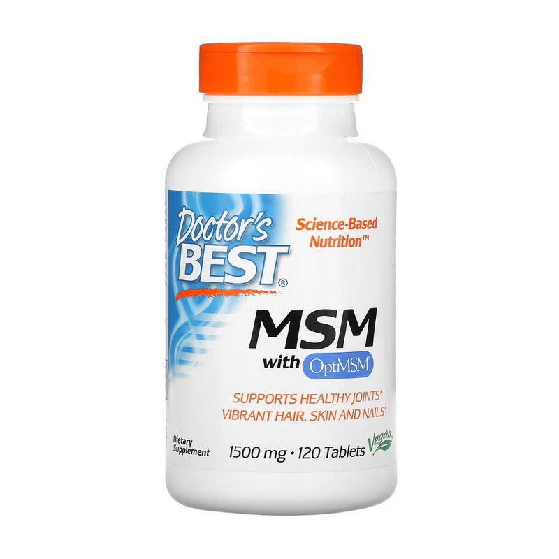 Doctor's BEST MSM 1500 120 tabs