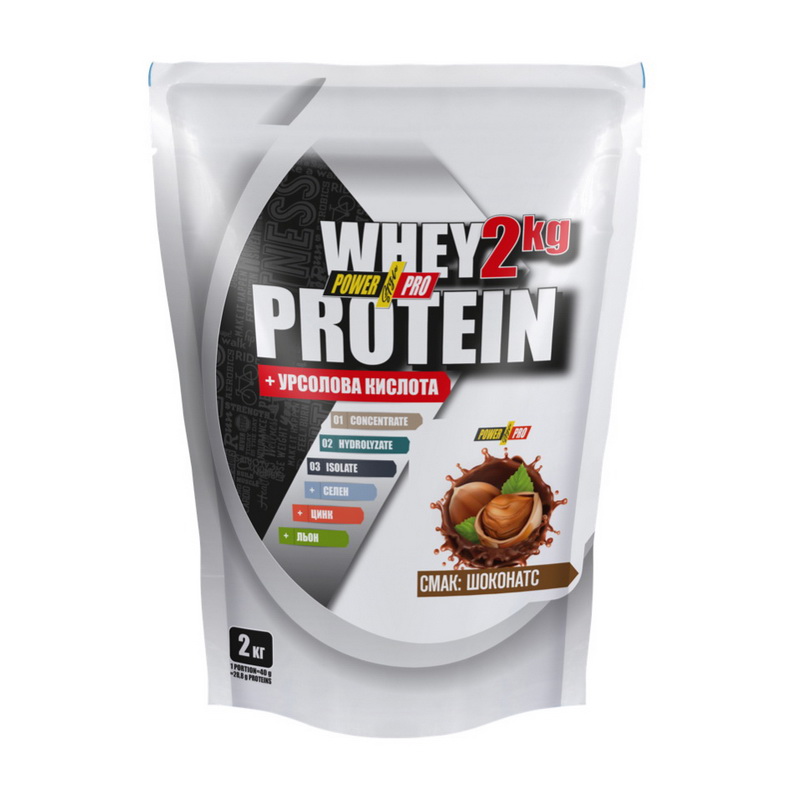 Power Pro Whey Protein 2 kg полуниця з вершками