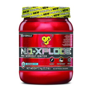 BSN N.O.-XPLODE Pre-Workout Igniter New Formula! 60 serv. 1,11 kg blue raz