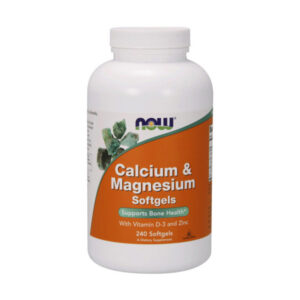 NOW Calcium & Magnesium Softgels 240 softgels