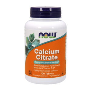 NOW Calcium Citrate 100 tabs