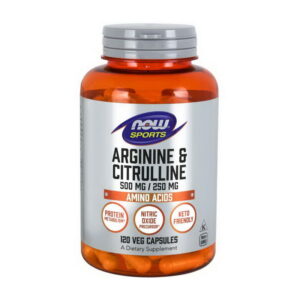 NOW Arginine & Citrulline 500 mg/250 mg 120 caps