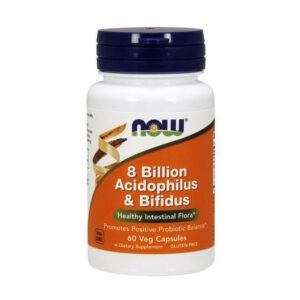 NOW 8 Billion Acidophilus & Bifidus 60 veg caps