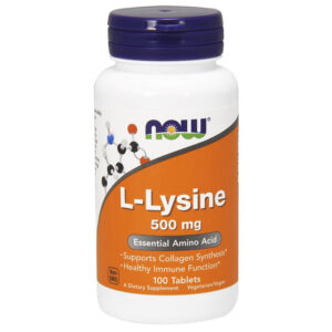 NOW L-Lysine 500 mg 100 tabs