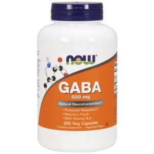 NOW GABA 500 mg 200 veg cap