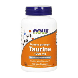NOW Taurine 1000 mg Double Strenth 100 veg caps