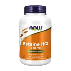 NOW Betaine HCL 648 mg 120 caps