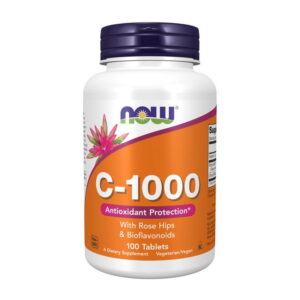 NOW C-1000 with rose hips & bioflavonoids 100 tab