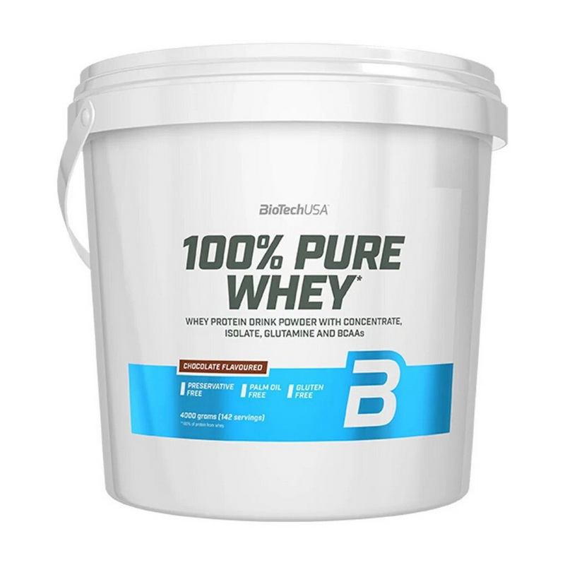 BioTech 100% Pure Whey 4 kg strawberry