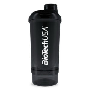 BioTech Shaker Wave + 2 in 1 500 ml black