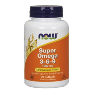NOW Super Omega 3-6-9 1200 mg 90 softgels