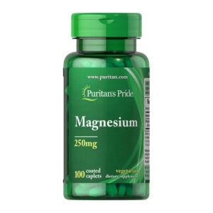 Puritan's Pride Magnesium 250 mg 100 caplets