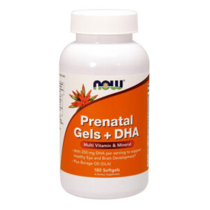 NOW Prenatal Gels + DHA 180 softgels
