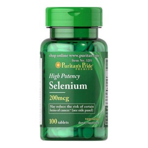 Puritan's Pride Selenium 200 mcg 100 tablets