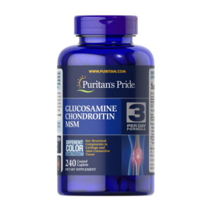 Puritan's Pride Double Strength Glucosamine, Chondroitin & MSM 240 caplets