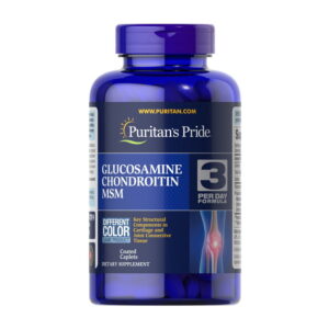 Puritan's Pride Double Strength Glucosamine, Chondroitin & MSM 120 caplets
