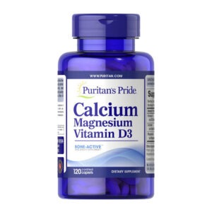 Puritan's Pride Calcium Magnesium Vitamin D3 120 caplets