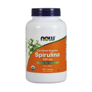 NOW Spirulina 500 mg organic 500 tabs