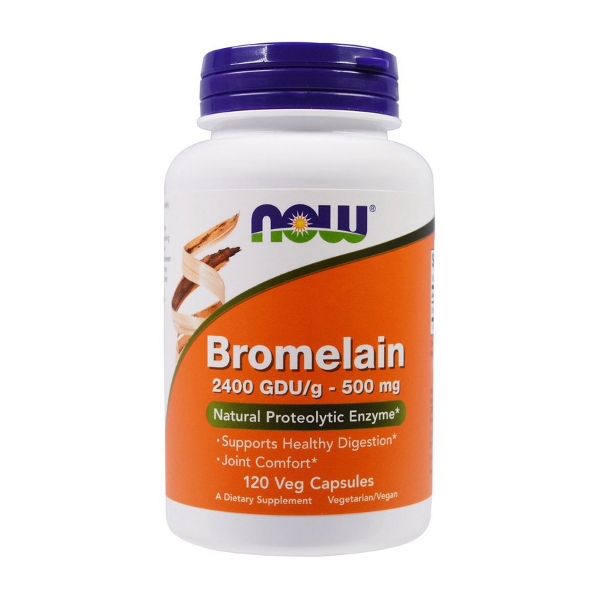 NOW Bromelain 500 mg 120 veg caps