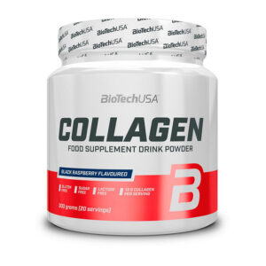 BioTech Collagen 300 g black raspberry