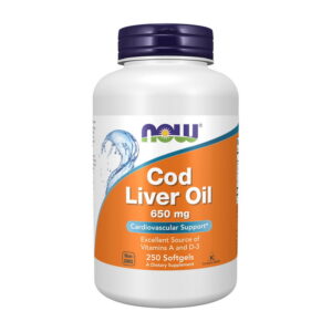 NOW Cod Liver Oil 250 softgels