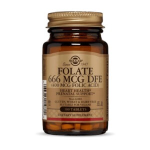 Solgar Folate 666 mcg DFE (Folic Acid 400 mcg) 250 tabs