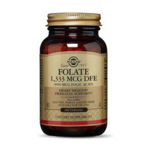 Solgar Folate 1,333 mcg DFE (Folic Acid 800 mcg) 250 veg caps