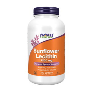 NOW Sunflower Lecithin 1200 mg 200 softgels
