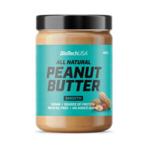 BioTech All Natural Peanut Butter 400 g smooth
