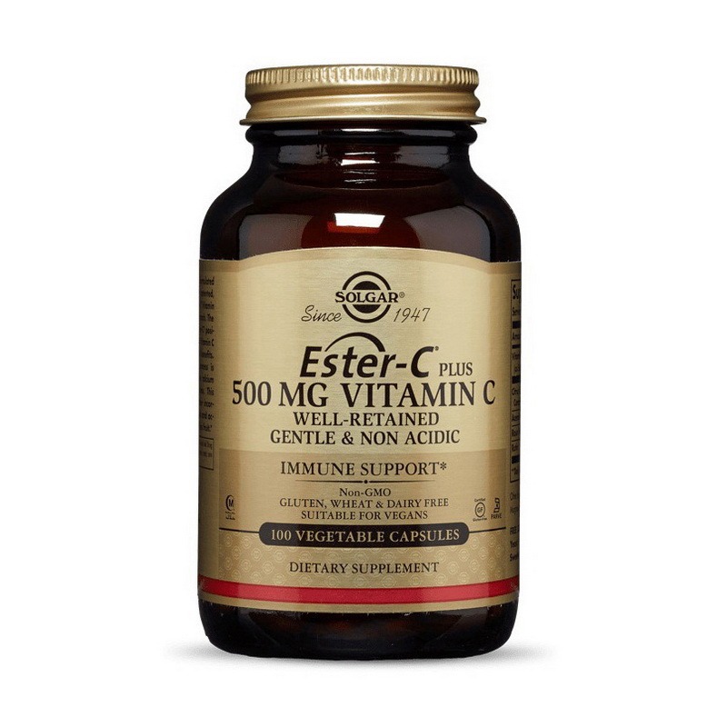 Solgar Ester-C plus 500 mg Vitamin C 100 veg caps