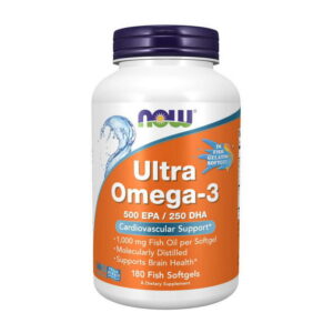NOW Ultra Omega-3 180 fish softgels