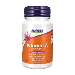 NOW Vitamin A 25,000 IU 250 softgels