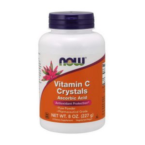 NOW Vitamin C Crystals 227 g unflavored