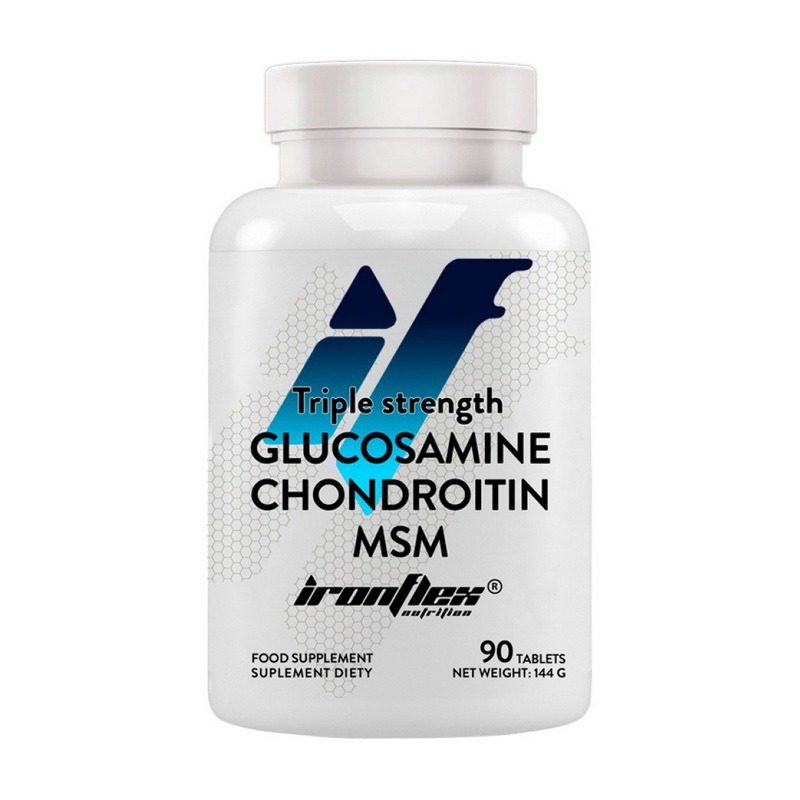 IronFlex Triple Strength Glucosamine Chondroitin MSM 90 tabs