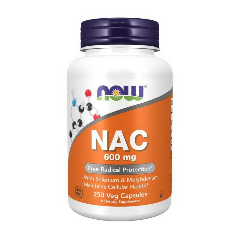 NOW NAC 600 mg 250 veg caps