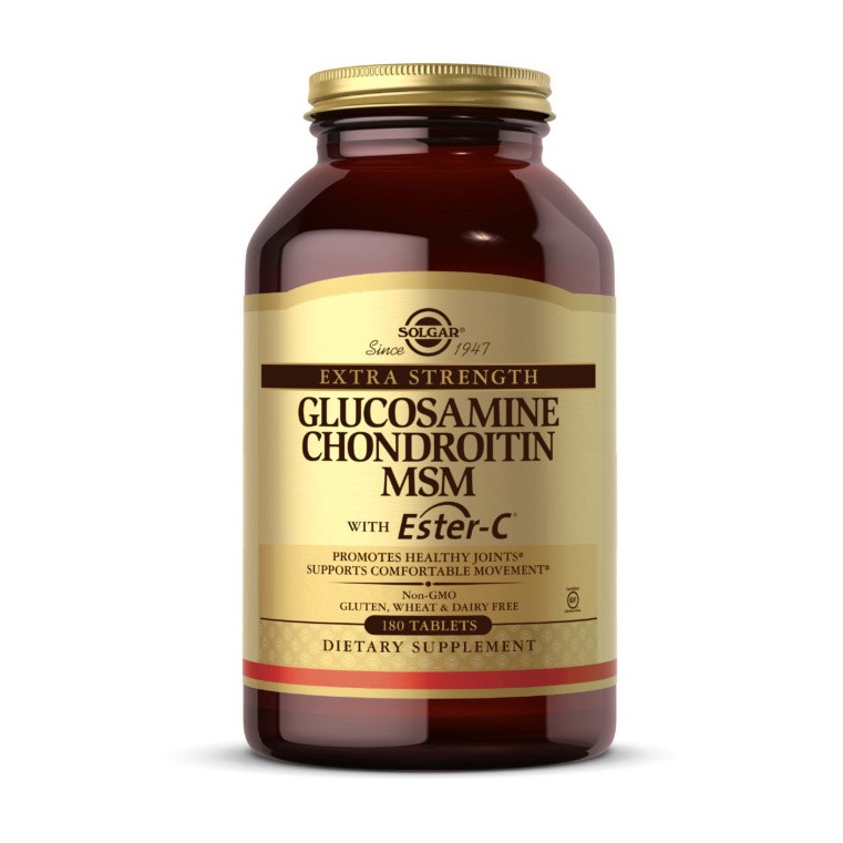 Solgar Glucosamine Chondroitin MSM with Ester-C 180 tabs