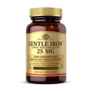 Solgar Gentle Iron 25 mg (iron bisglycinate) 90 veg caps