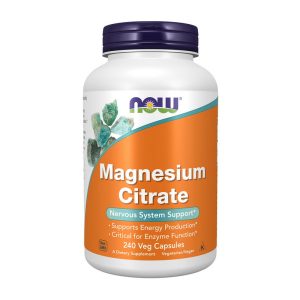 NOW Magnesium Citrate 240 veg caps