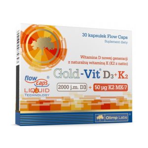 OLIMP Gold-Vit D3 + K2 (2000 IU/50 µg) 30 caps