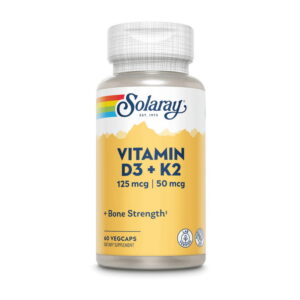 Solaray Vitamin D3+K2 (soy free) 60 veg caps