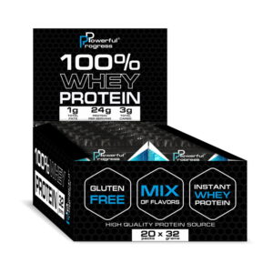 Powerful Progress 100% Whey Protein 20 packs * 32 g mixed box