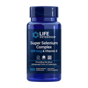 Life Extension Super Selenium Complex 200 mcg & Vitamin E 100 veg caps
