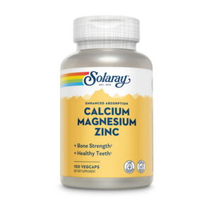Solaray Calcium Magnesium Zinc 100 veg caps