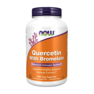 NOW Quercetin With Bromelain 240 veg caps)