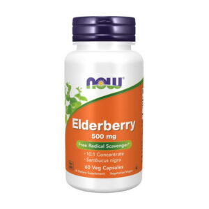 NOW Elderberry 500 mg 60 veg caps