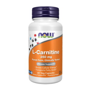 NOW L-Carnitine 250 mg purest form 60 caps