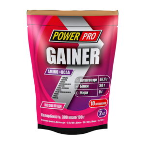 Power Pro Gainer 2 kg лесная ягода