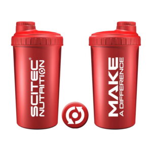Scitec Nutrition Shaker Scitec Nutrition Make A Difference 700 ml red