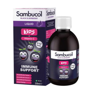 Sambucol Black Elderberry Liquid For Kids + Vitamin C 230 ml